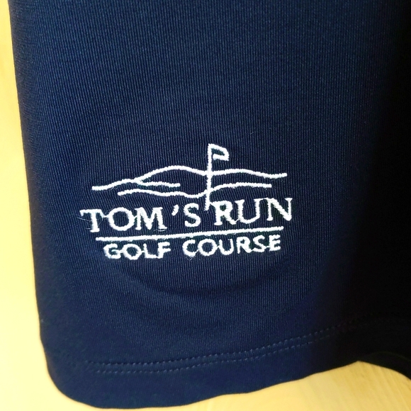 Men's RLX Ralph Lauren Quarter Zip Pullover with Tom's Run Golf Course Logo - Picture 5 of 5